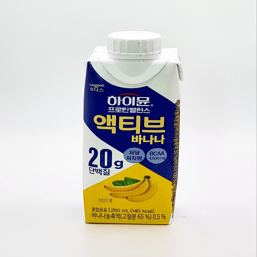 [하이뮨]일동 하이뮨 프로틴 밸런스 액티브 바나나 250ml 36개 : 롯데ON